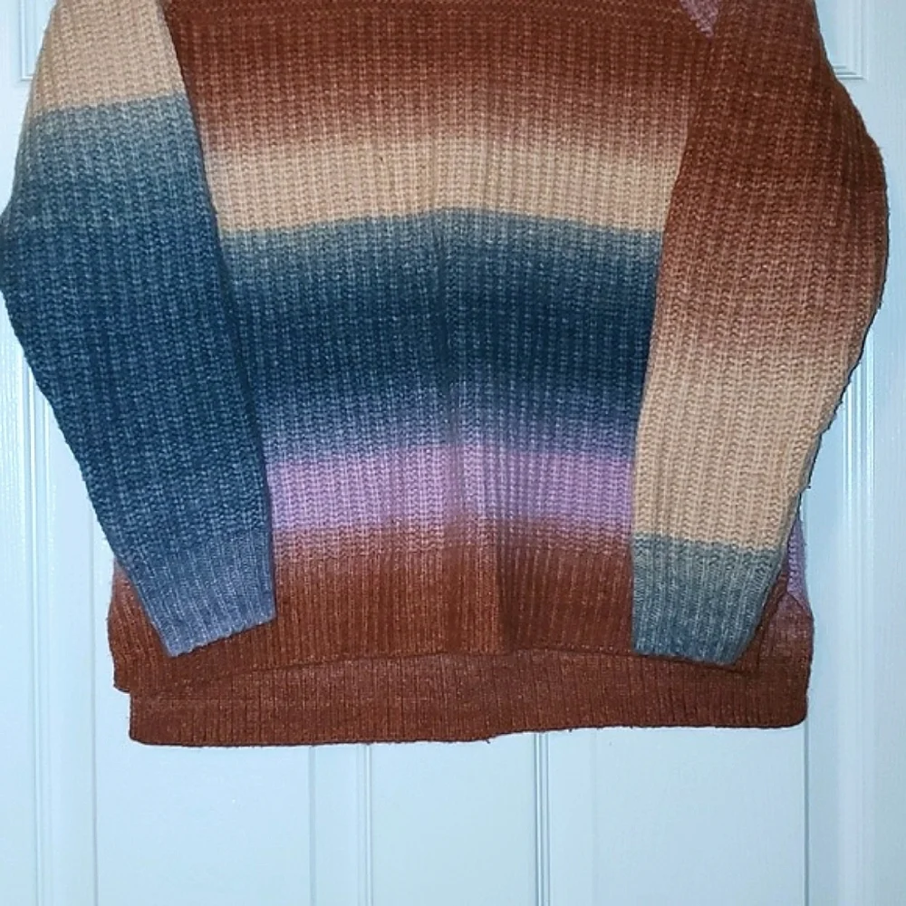 Madewell Space-Dyed Button-Shoulder Pullover Sweater Size Small - Picture 3 of 10